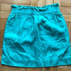 J.Crew Mini Linen Skirt
